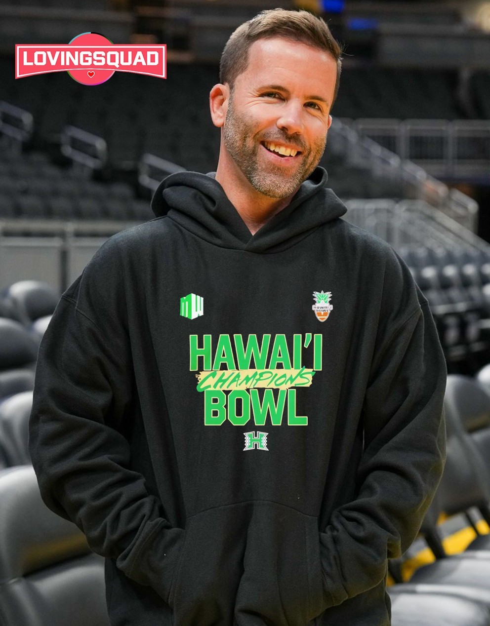 Hawaii Rainbow Warriors 2025 Hawaii Bowl Champions logo shirt, merch, gear  \u0026 apparel, image size:992x1268