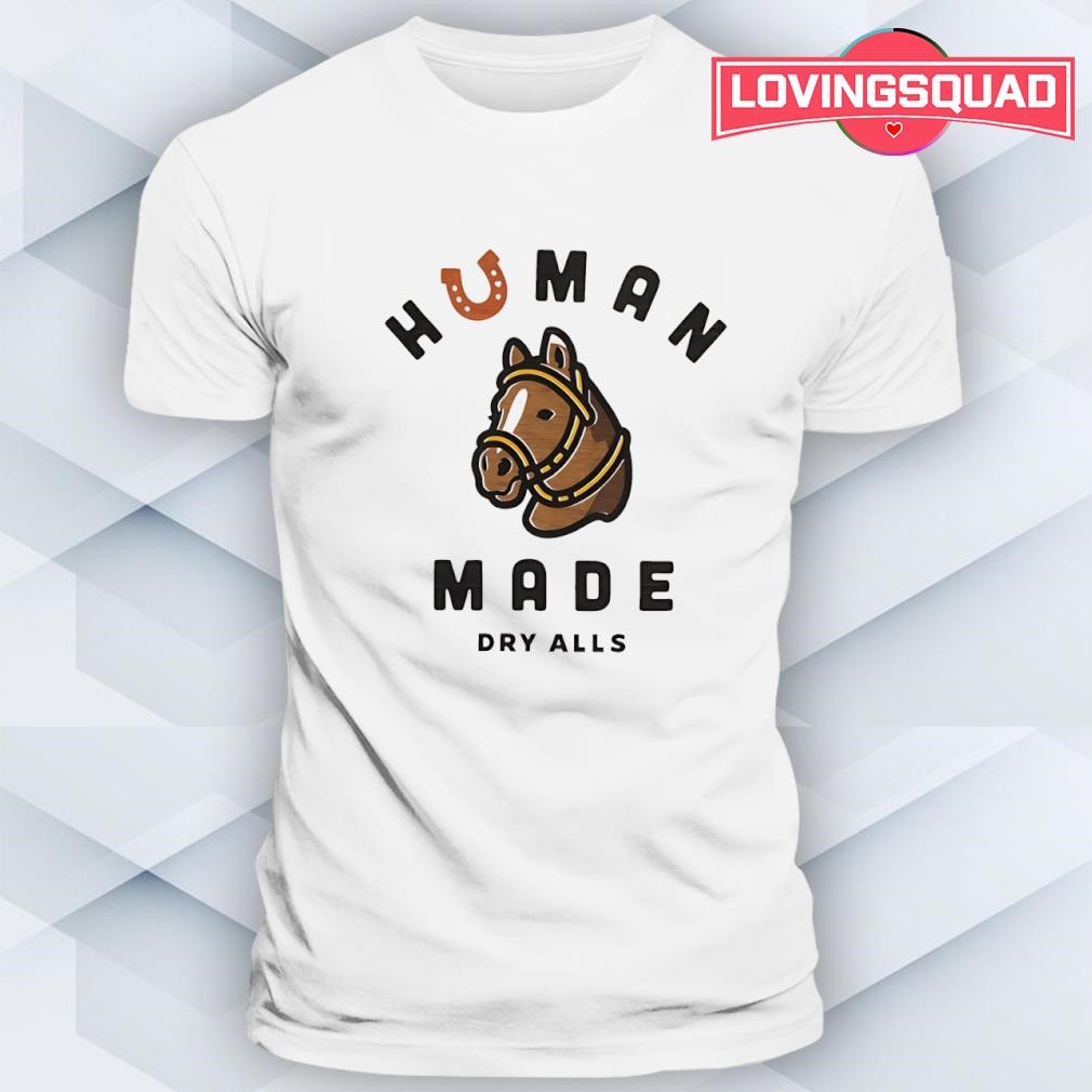 Human Made Dry Alls horse graphic shirt, merch, gear & apparel