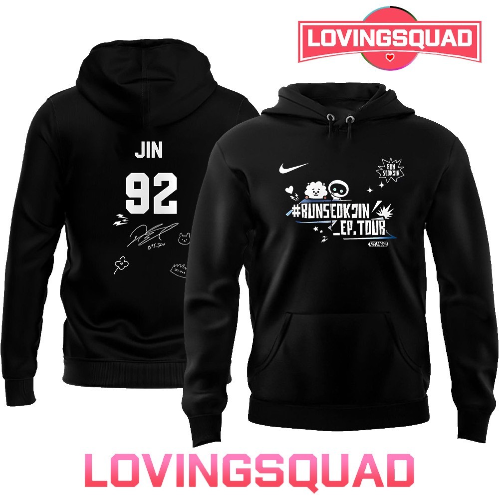 JIN RunSeokjin Ep tour the movie name and number signature Double