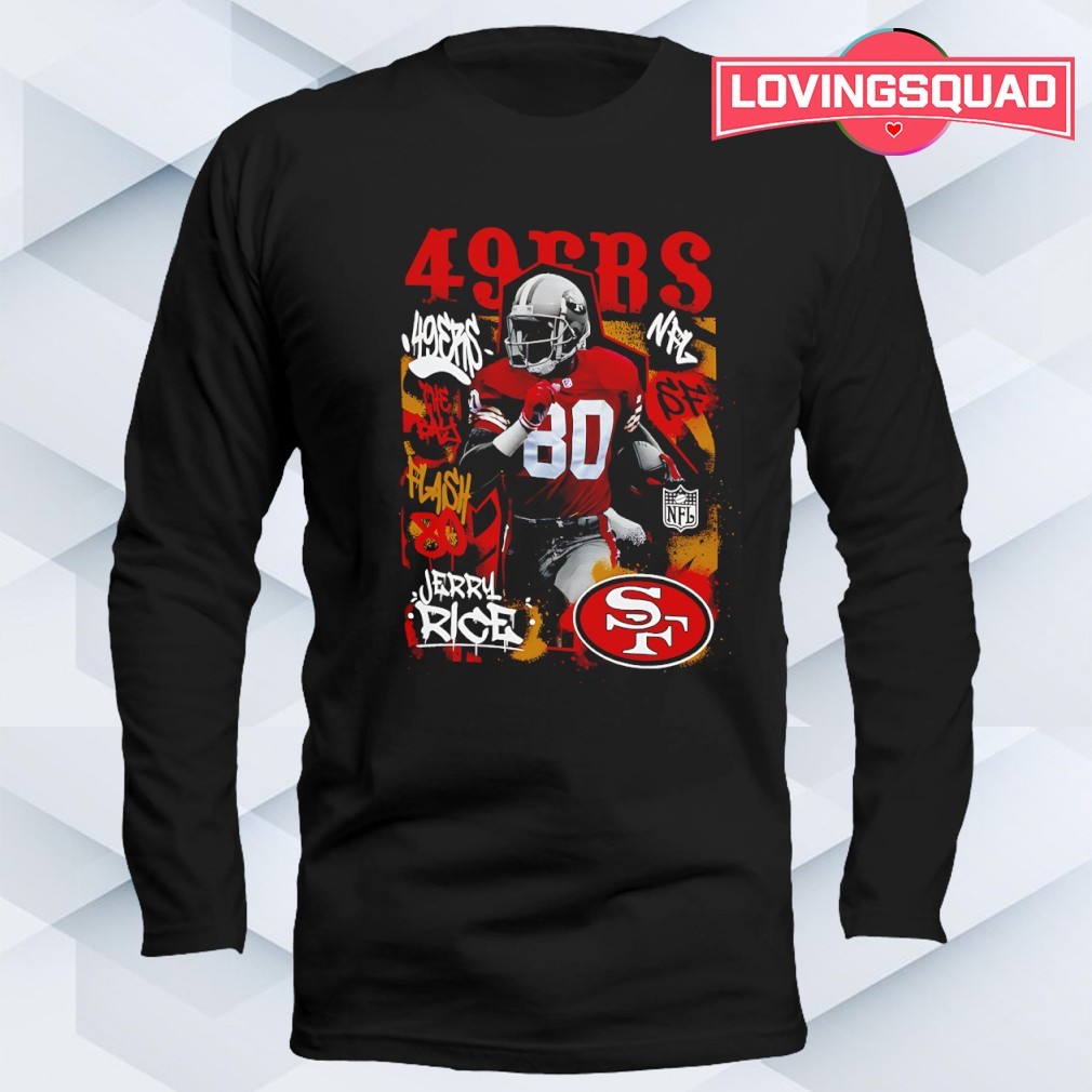 【新品】激レアNFL サンフランシスコ49ers 80番 Rice ゲームシャツ Jerry Rice 80 San Francisco 49ers football NFL shirt, hoodie