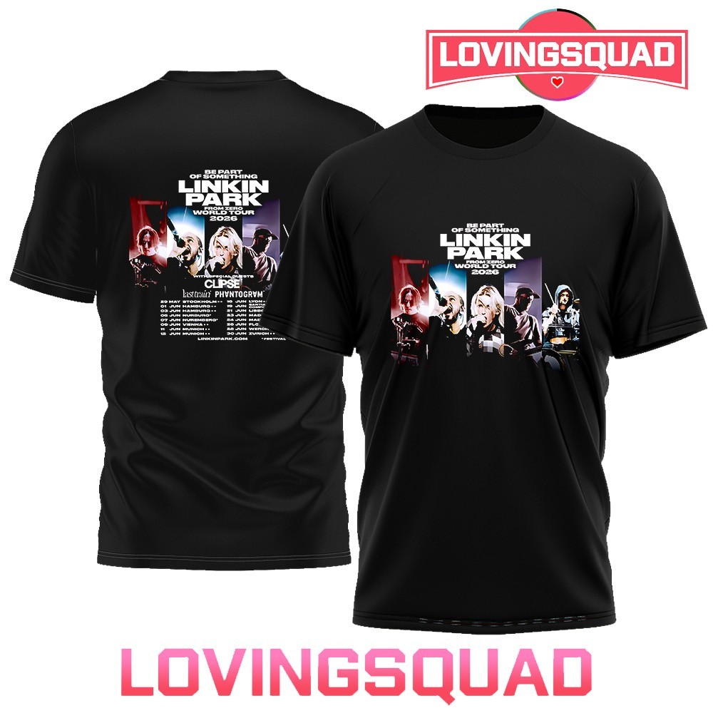 Linkin Park Be Part Of Something From Zero world tour 2026 Europe