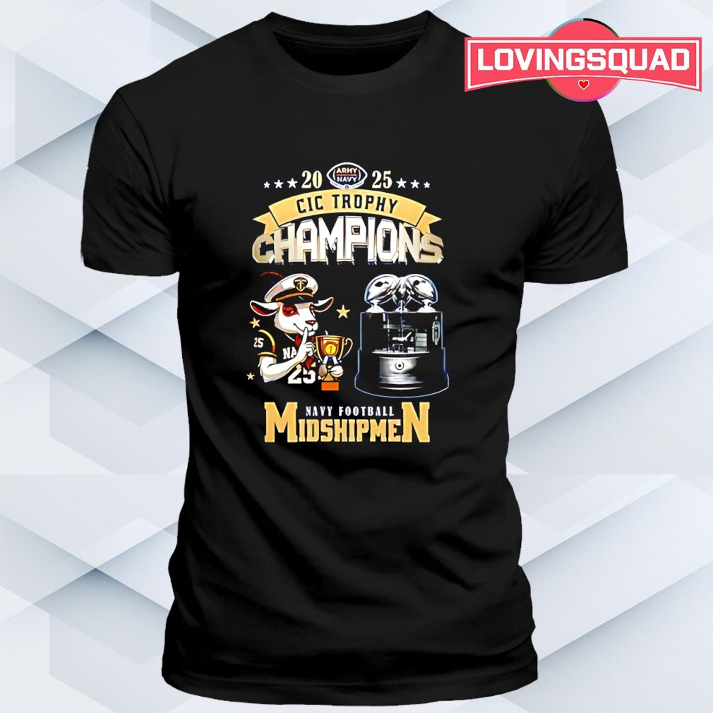 Navy Midshipmen 2025 Commander-in-Chief's Trophy Champions shirt