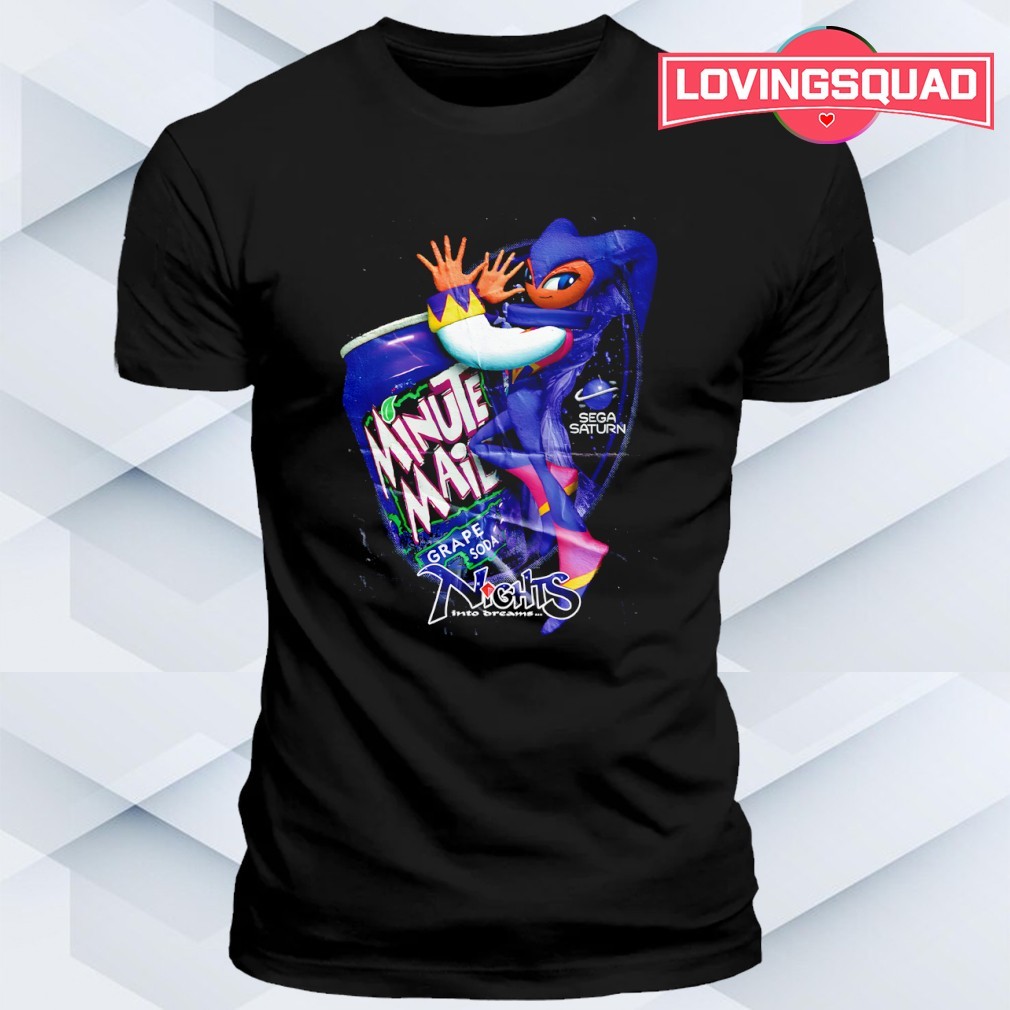 Nights into Dreams Sega Saturn x Minute Maid Grape Soda Shirt