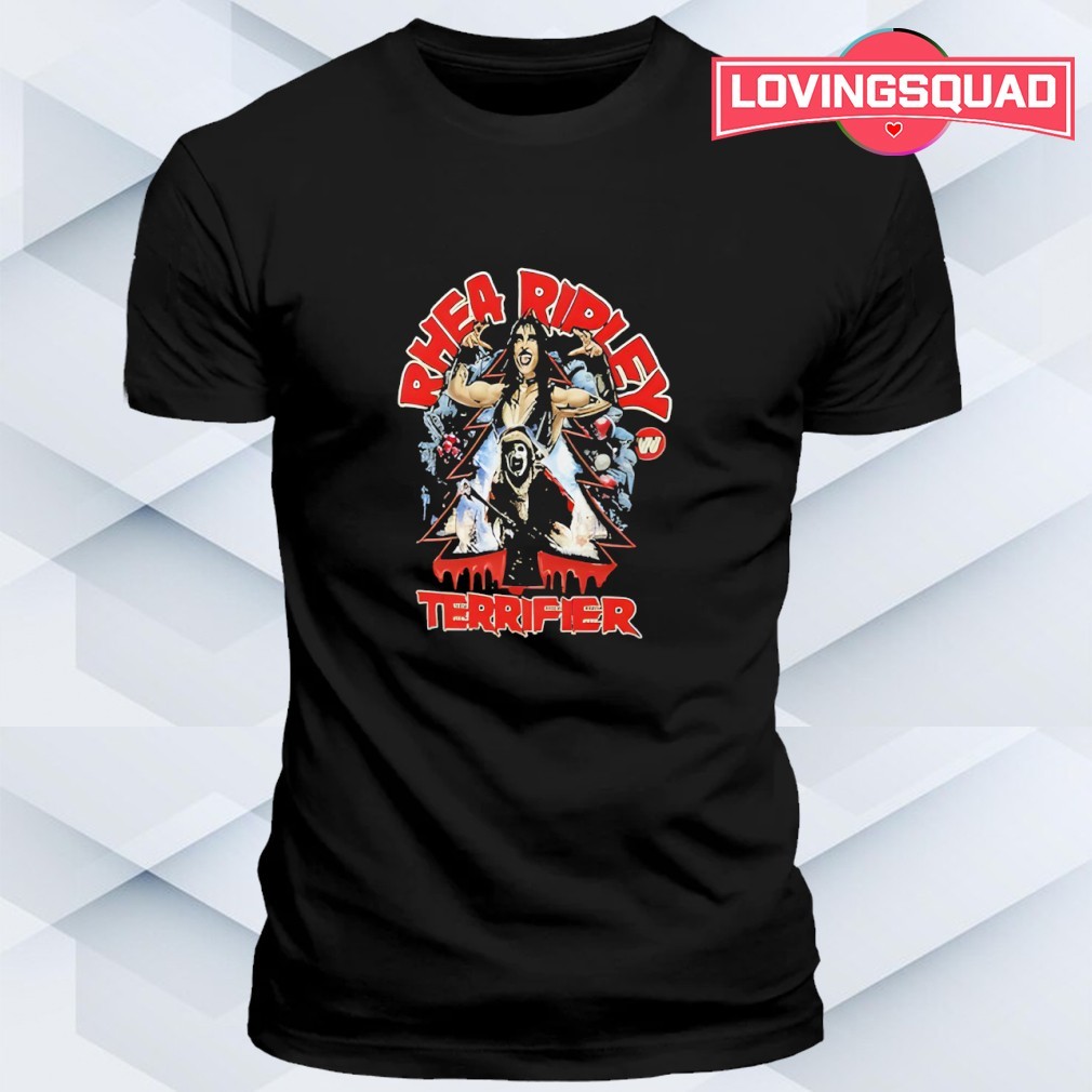 Rhea Ripley × TERRIFIER コラボ Tシャツ WWE Rhea Ripley X Terrfier Knife T-Shirt | Hot Topic