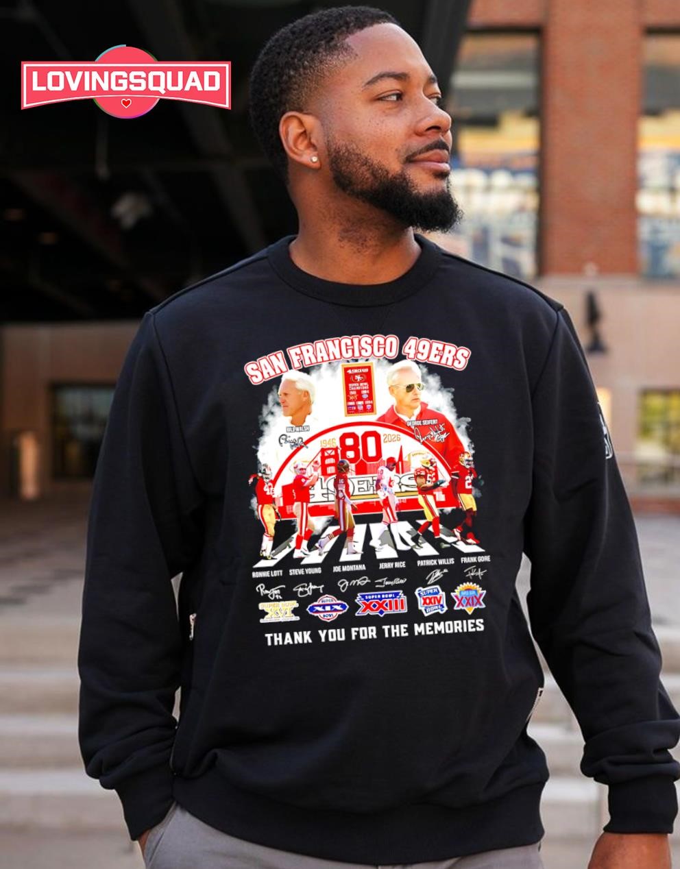 San Francisco 49ers legendary two coach and players signatures 80