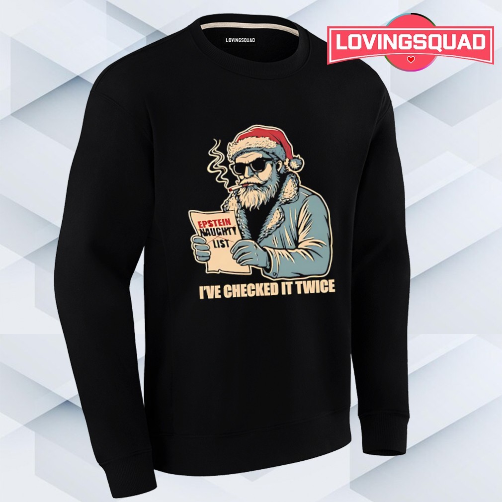Santa Claus Santa's List I've checked it twice graphic shirt