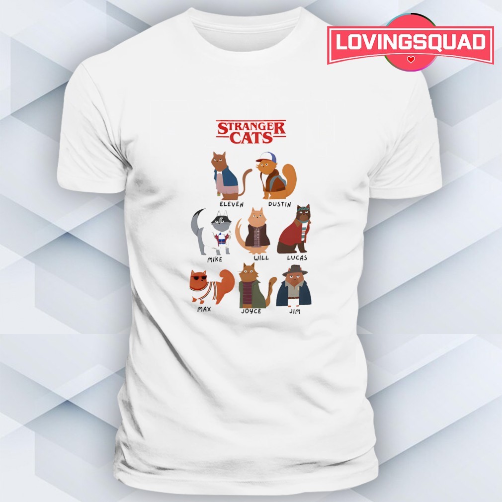 Stranger Cats Stranger Things Shirt, merch, gear & apparel