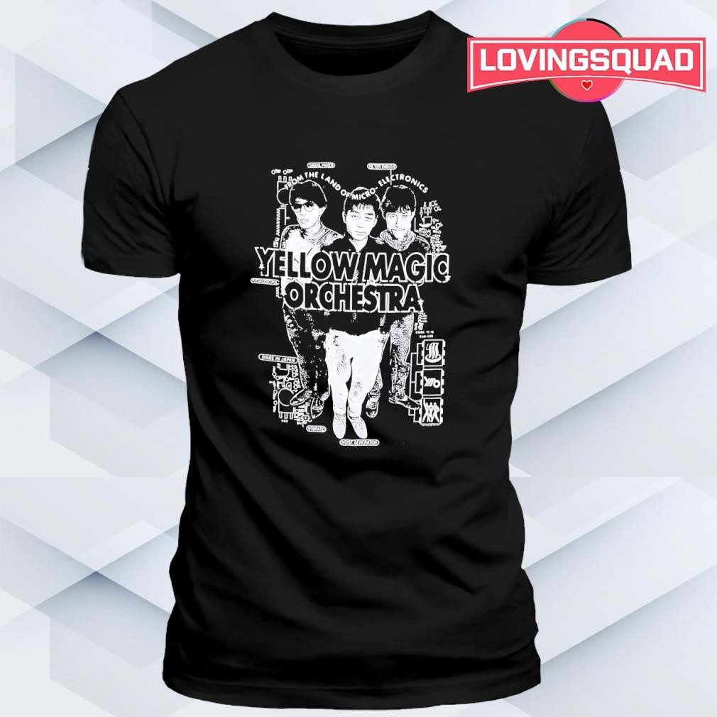Yellow Magic Orchestra Japanese electronic music band shirt, merch