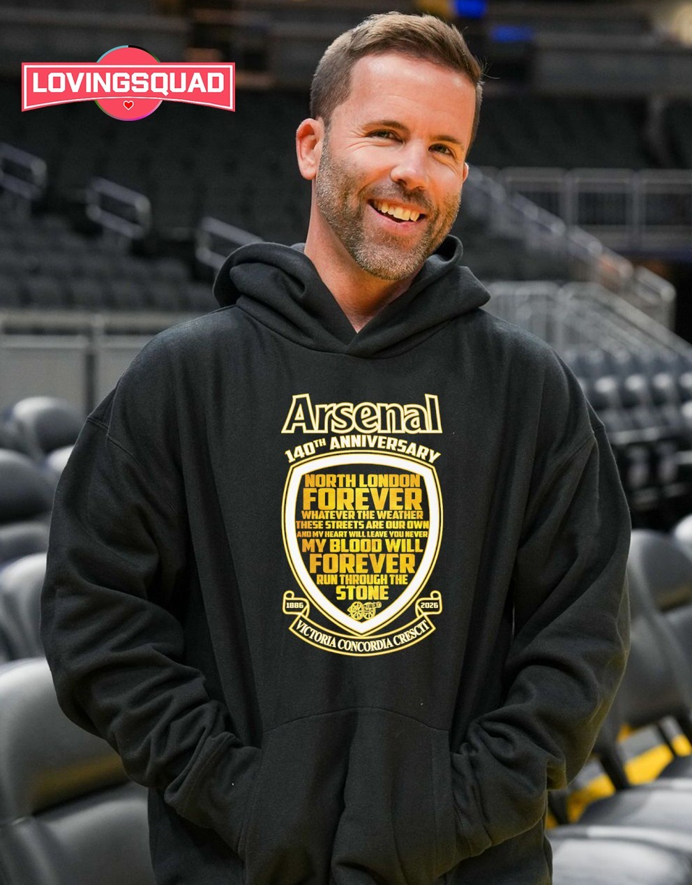 Arsenal FC 140th anniversary victoria concordia crescit 1886 2026