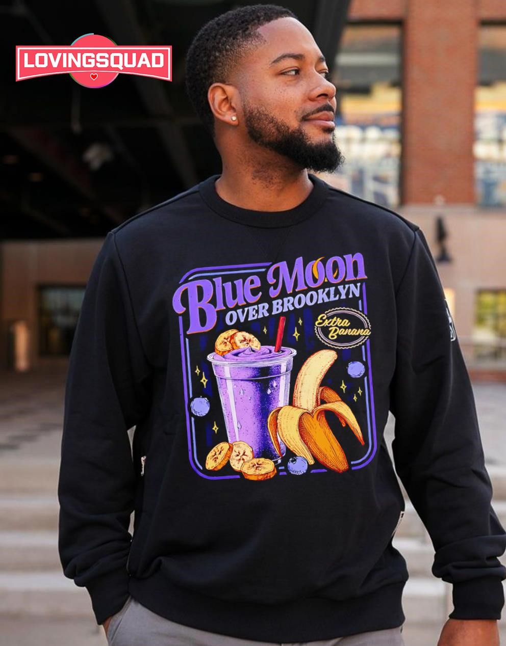 Blue Moon Over Brooklyn Extra Banana graphic shirt, merch, gear