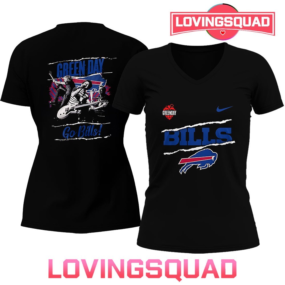 Buffalo Bills Tシャツ X-LARGE Buffalo Bills x Green Day graphic shirt, merch, gear & apparel