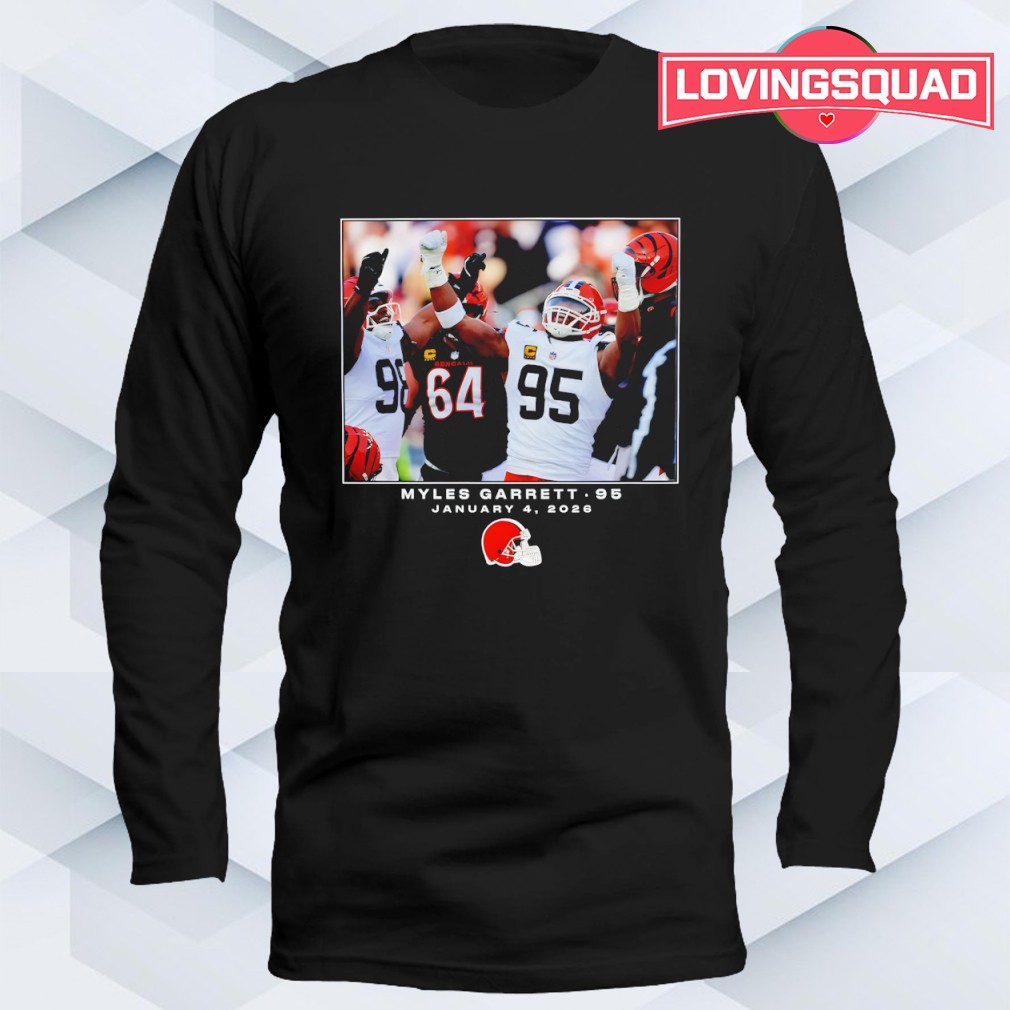 Cleveland Browns Myles Garrett NFL Flash Features Week 18 Big & Tall shirt,  merch, gear & apparel