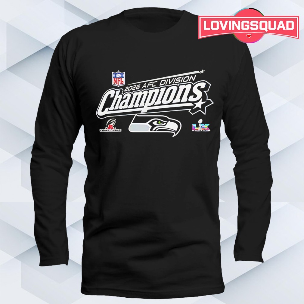Seahawks 2026 AFC Division Champions Lix NFL shirt, merch, gear