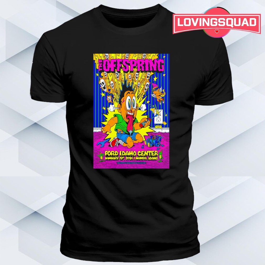 The Offspring Jan 19, 2026 Nampa ID Tour Poster shirt, merch, gear